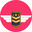 army, military, badge, achievement, award
