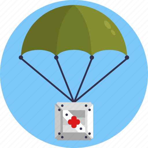 Army, parachute, medical, box, healthcare, military icon - Download on Iconfinder
