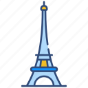 paris, france, landmark, tower, building, monument, eiffel-tower, architecture, travel