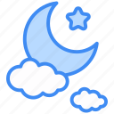 night, moon, weather, cloud, light, celebration, background, dark, forecast