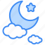 night, moon, weather, cloud, light, celebration, background, dark, forecast 