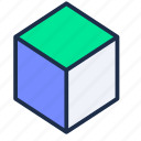 3d box, 3d-cube, box, cube, 3d-model, printing, shape, 3d-modeling
