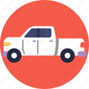 pick-up, vehicle, car, automobile 