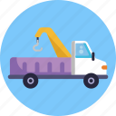 tow truck, truck, transportation, vehicle, automobile 