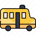 school bus, bus, vehicle, transport, transportation, school, education, travel, public-transport