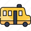 school bus, bus, vehicle, transport, transportation, school, education, travel, public-transport 