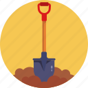 construction, building, tool, shovel