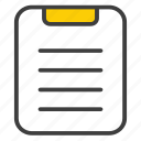 list, document, clipboard, menu, paper, file, task, report, business, check