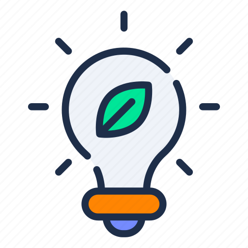 Eco idea, ecology, eco, eco-energy, idea, leaf, energy icon - Download on Iconfinder