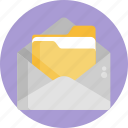 email, envelope, mail, send, communication, message, folder