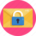 email, envelope, mail, communication, message, password, protect