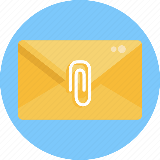 Email, envelope, mail, send, communication, message, attachment icon - Download on Iconfinder