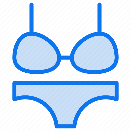 Binkini, panty, summer-hat, bra, underwear, swimwear, summer icon - Download on Iconfinder
