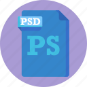 files, document, file, format, type, psd