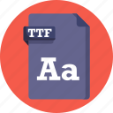 files, document, file, format, type, ttf