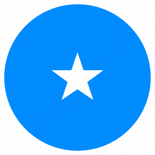 Circular, country, flag, somalia, world icon - Download on Iconfinder