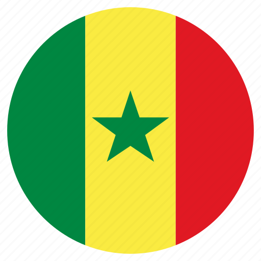 Circle, country, flag, senegal icon - Download on Iconfinder