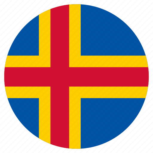 Aland, circle, country, flag, world icon - Download on Iconfinder