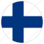 circle, country, finland, flag, world 