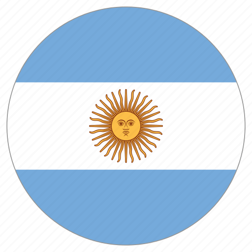 Argentina, circle, country, flag, world icon - Download on Iconfinder