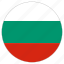 bulgaria, circle, country, flag, world 