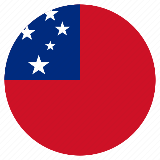 Circular, flag, samoa icon - Download on Iconfinder