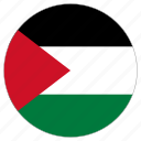 circular, flag, palestine 