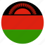 circular, flag, malawi 
