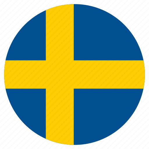 Circular, flag, sweden icon - Download on Iconfinder