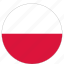 circular, flag, poland 