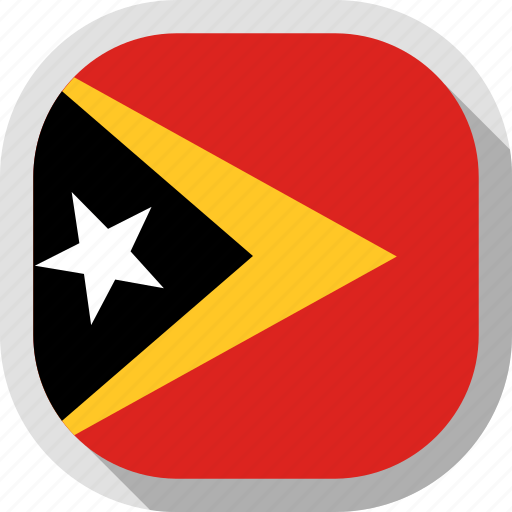 East, flag, timor, world, rounded, square icon - Download on Iconfinder
