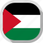 flag, palestine, world, rounded, square 
