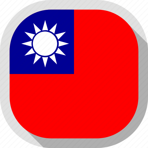 Flag, taiwan, world, rounded, square icon - Download on Iconfinder