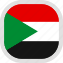 flag, sudan, world