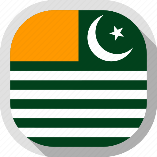 Azad kashmir, circle, country, flag, rounded, square icon - Download on Iconfinder