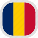 flag, tchad, world