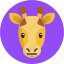 giraffe, emoji, angry, animal 