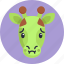 giraffe, emoji, sick, animal 