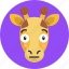 giraffe, emoji, shock, animal 