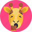 giraffe, emoji, vomit, animal 
