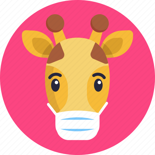 Giraffe, emoji, mask, animal icon - Download on Iconfinder