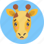 giraffe, emoji, sad, animal 