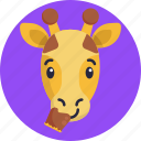 giraffe, emoji, animal