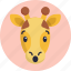 giraffe, emoji, animal 