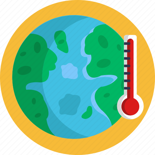 Global, warming, climate, earth, temperature, thermometer, environment icon - Download on Iconfinder