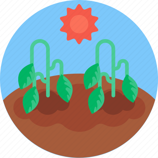 Global, warming, sun, heat, climate change, plants, wilting icon - Download on Iconfinder