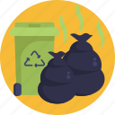 global, warming, recycle, trash, bin, garbage