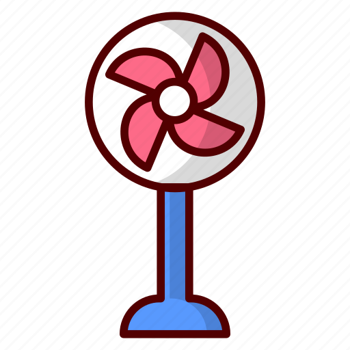 Fan, cooler, air, electric, cooling, home, ventilator icon - Download on Iconfinder