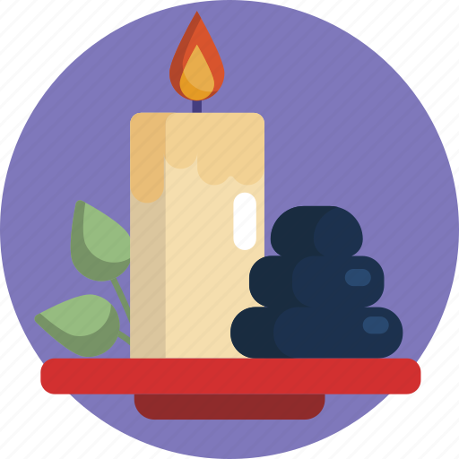 Hotel, spa, massage, candle icon - Download on Iconfinder