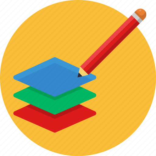 Layers, map, navigation, pen icon - Download on Iconfinder